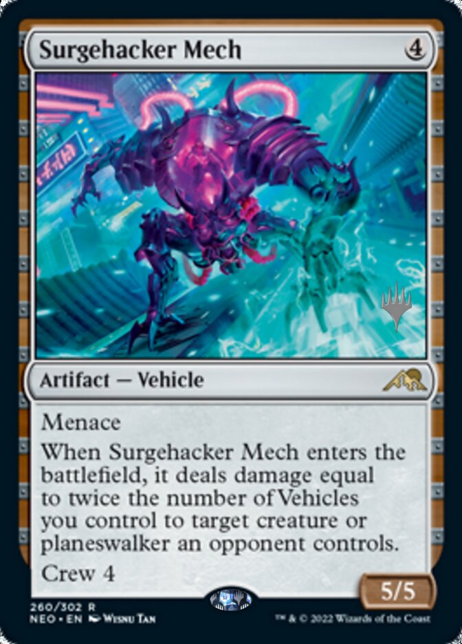 Surgehacker Mech (Promo Pack) [Kamigawa: Neon Dynasty Promos] | Gate City Games LLC