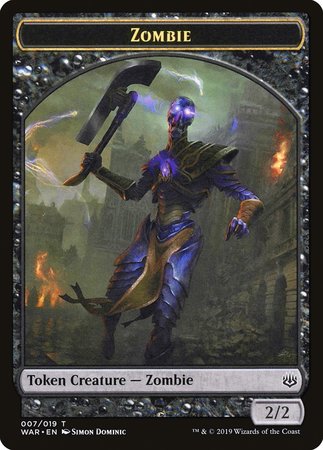 Zombie Token [War of the Spark Tokens] | Gate City Games LLC