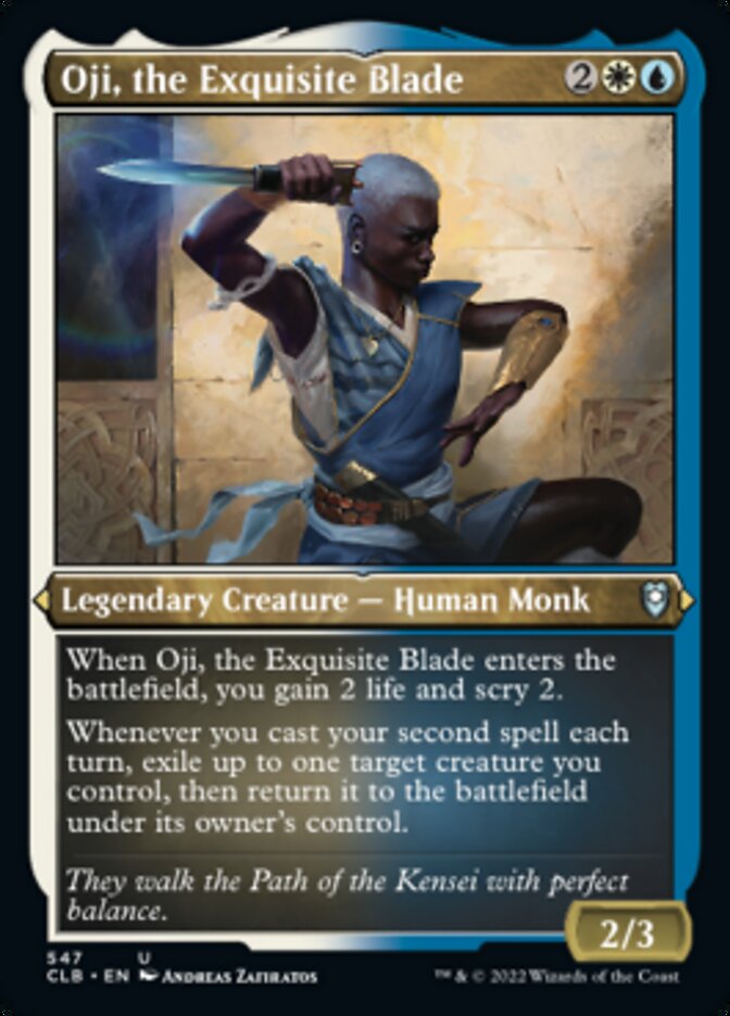 Oji, the Exquisite Blade (Foil Etched) [Commander Legends: Battle for Baldur's Gate] | Gate City Games LLC