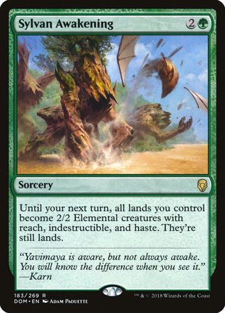 Sylvan Awakening [Dominaria] | Gate City Games LLC