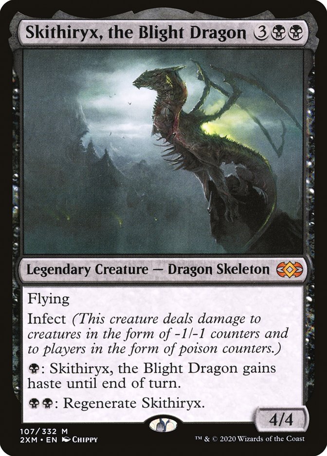Skithiryx, the Blight Dragon [Double Masters] | Gate City Games LLC