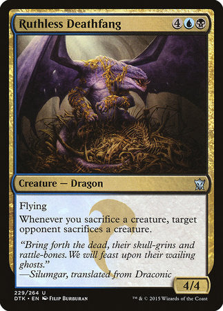 Ruthless Deathfang [Dragons of Tarkir] | Gate City Games LLC