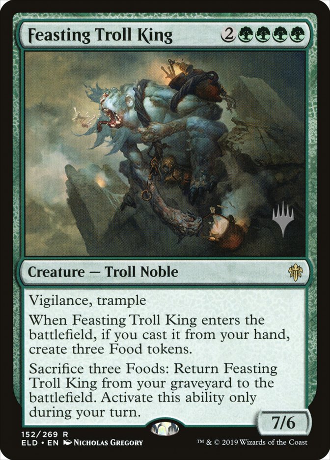 Feasting Troll King (Promo Pack) [Throne of Eldraine Promos] | Gate City Games LLC