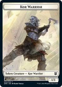 Kor Warrior // Plant Double-sided Token [Zendikar Rising Tokens] | Gate City Games LLC