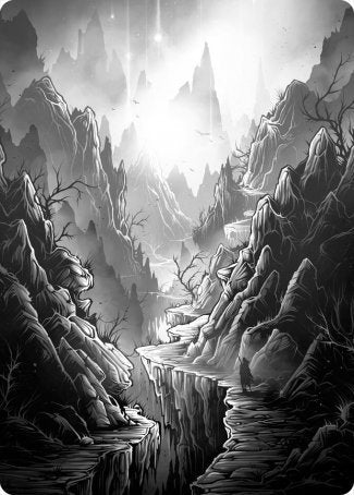 Mountain Art Card [Innistrad: Midnight Hunt Art Series] | Gate City Games LLC