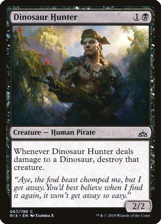 Dinosaur Hunter [Rivals of Ixalan] | Gate City Games LLC