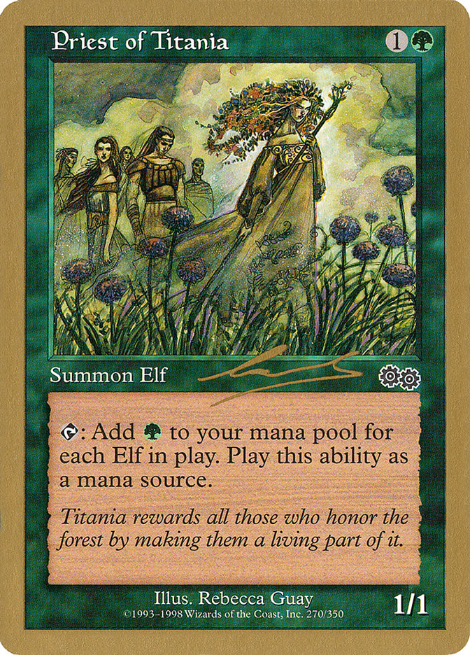 Priest of Titania (Nicolas Labarre) [World Championship Decks 2000] | Gate City Games LLC