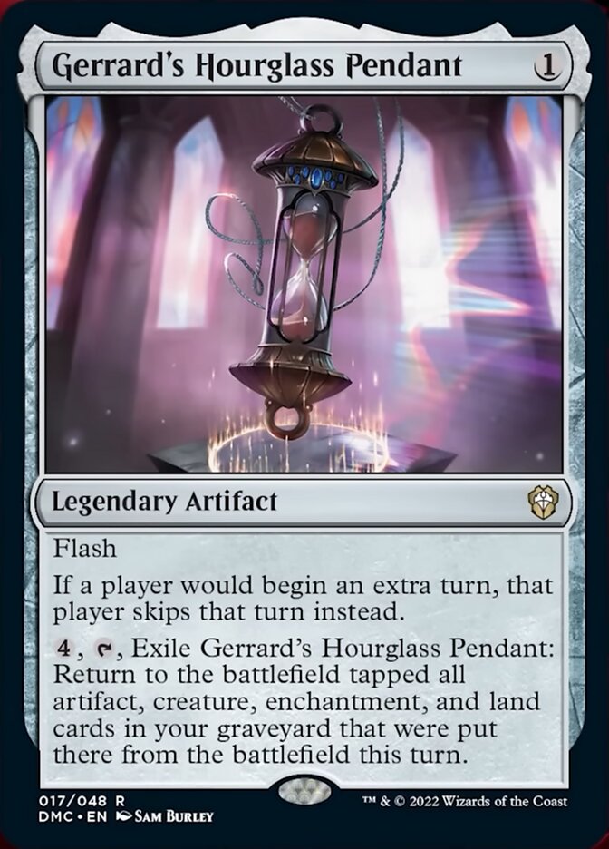 Gerrard's Hourglass Pendant [Dominaria United Commander] | Gate City Games LLC