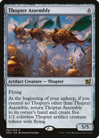 Thopter Assembly [Duel Decks: Elves vs. Inventors] | Gate City Games LLC