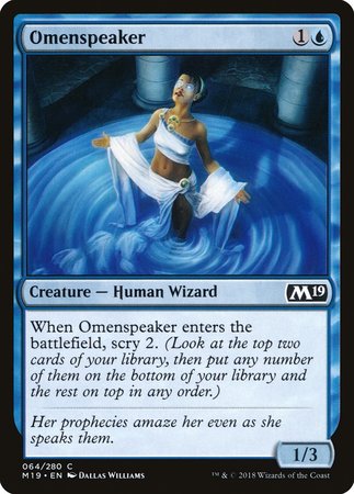 Omenspeaker [Core Set 2019] | Gate City Games LLC