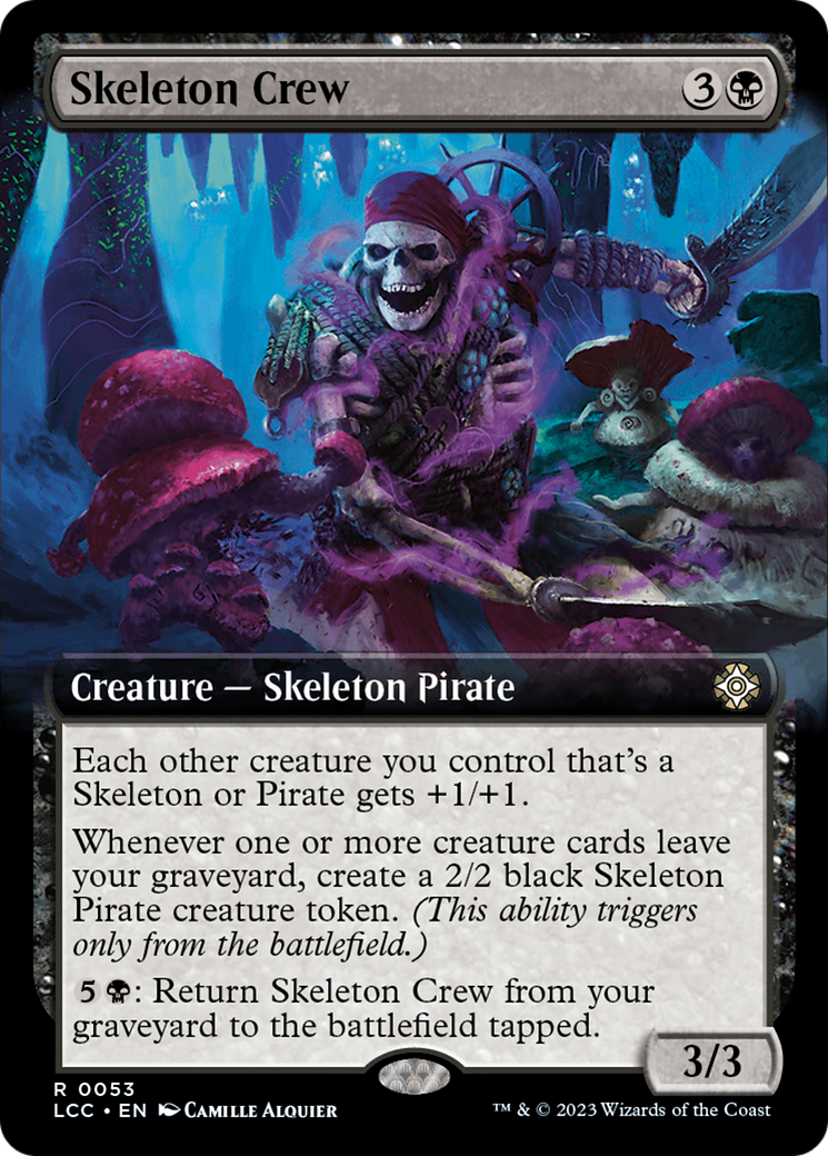 Skeleton Crew (Extended Art) [The Lost Caverns of Ixalan Commander] | Gate City Games LLC