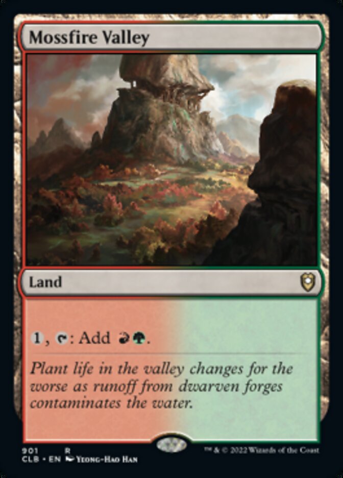 Mossfire Valley [Commander Legends: Battle for Baldur's Gate] | Gate City Games LLC
