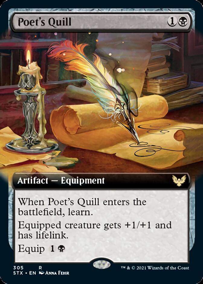 Poet's Quill (Extended) [Strixhaven: School of Mages] | Gate City Games LLC