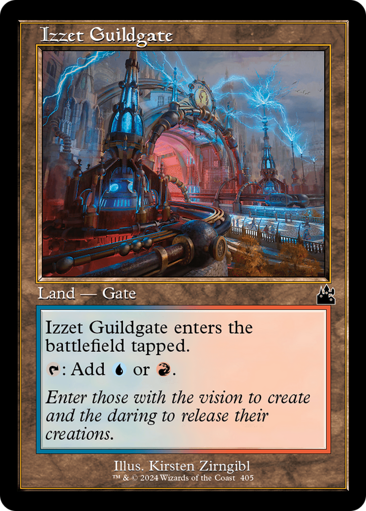 Izzet Guildgate (Retro Frame) [Ravnica Remastered] | Gate City Games LLC