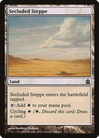 Secluded Steppe [Commander 2011] | Gate City Games LLC