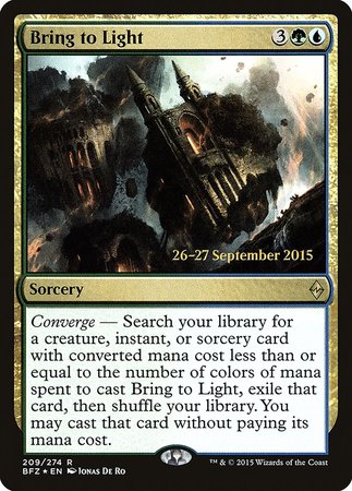 Bring to Light [Battle for Zendikar Promos] | Gate City Games LLC