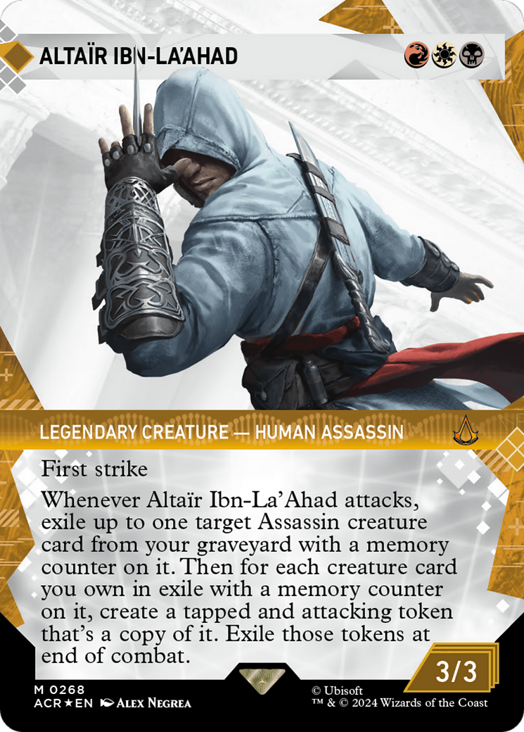 Altair Ibn-La'Ahad (Showcase) (Textured Foil) [Assassin's Creed] | Gate City Games LLC