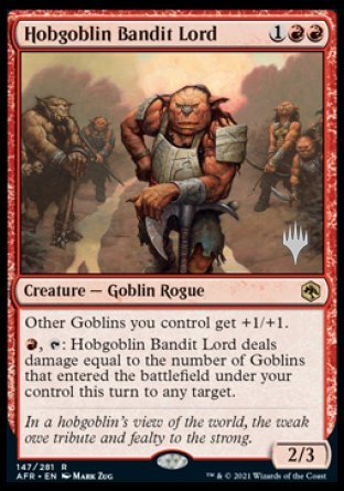 Hobgoblin Bandit Lord (Promo Pack) [Dungeons & Dragons: Adventures in the Forgotten Realms Promos] | Gate City Games LLC