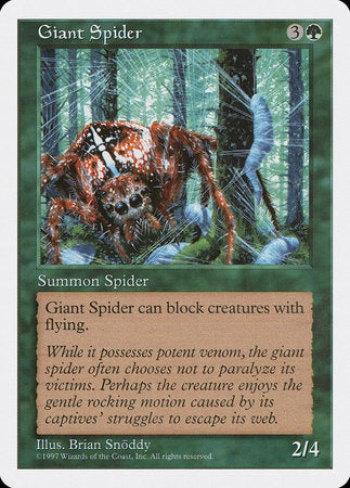 Giant Spider [Fifth Edition] | Gate City Games LLC