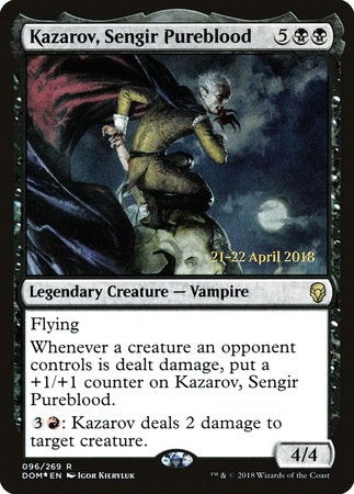 Kazarov, Sengir Pureblood [Dominaria Promos] | Gate City Games LLC