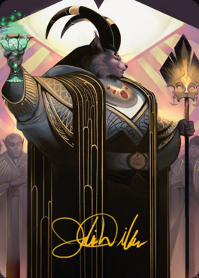 Jetmir, Nexus of Revels 2 Art Card (Gold-Stamped Signature) [Streets of New Capenna Art Series] | Gate City Games LLC