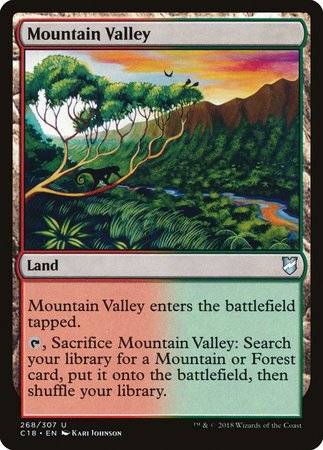 Mountain Valley [Commander 2018] | Gate City Games LLC