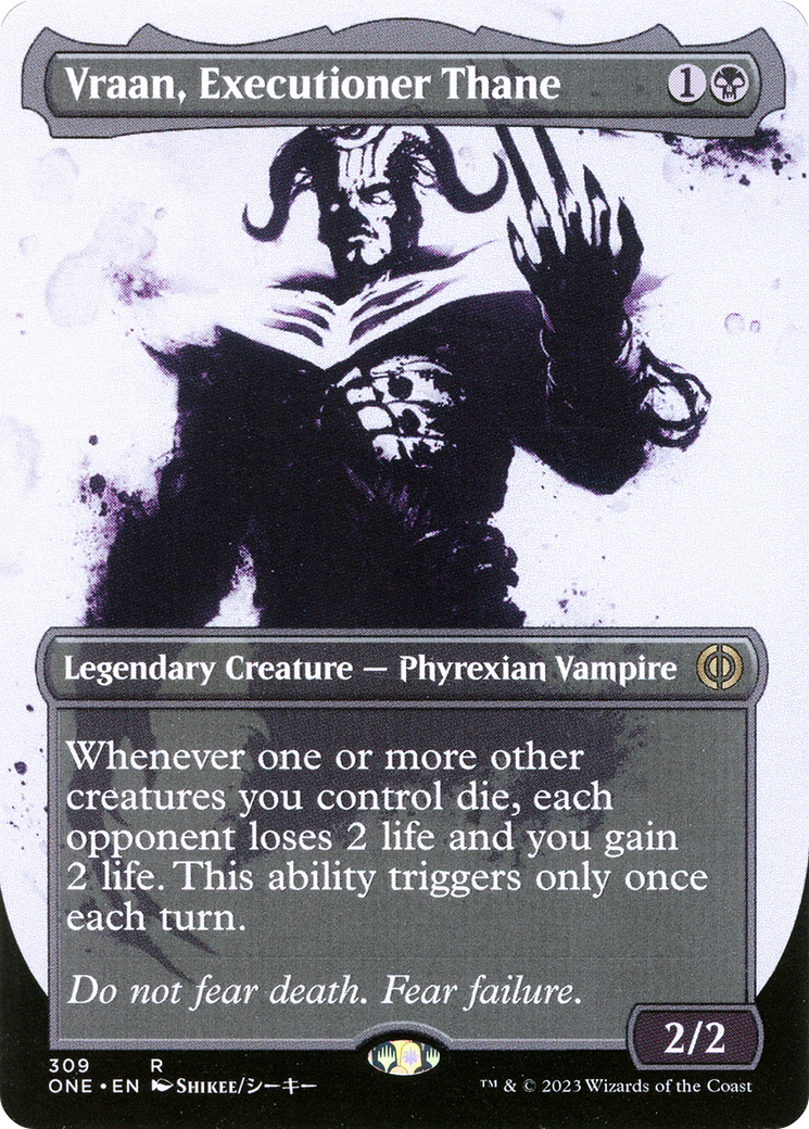 Vraan, Executioner Thane (Borderless Ichor) [Phyrexia: All Will Be One] | Gate City Games LLC