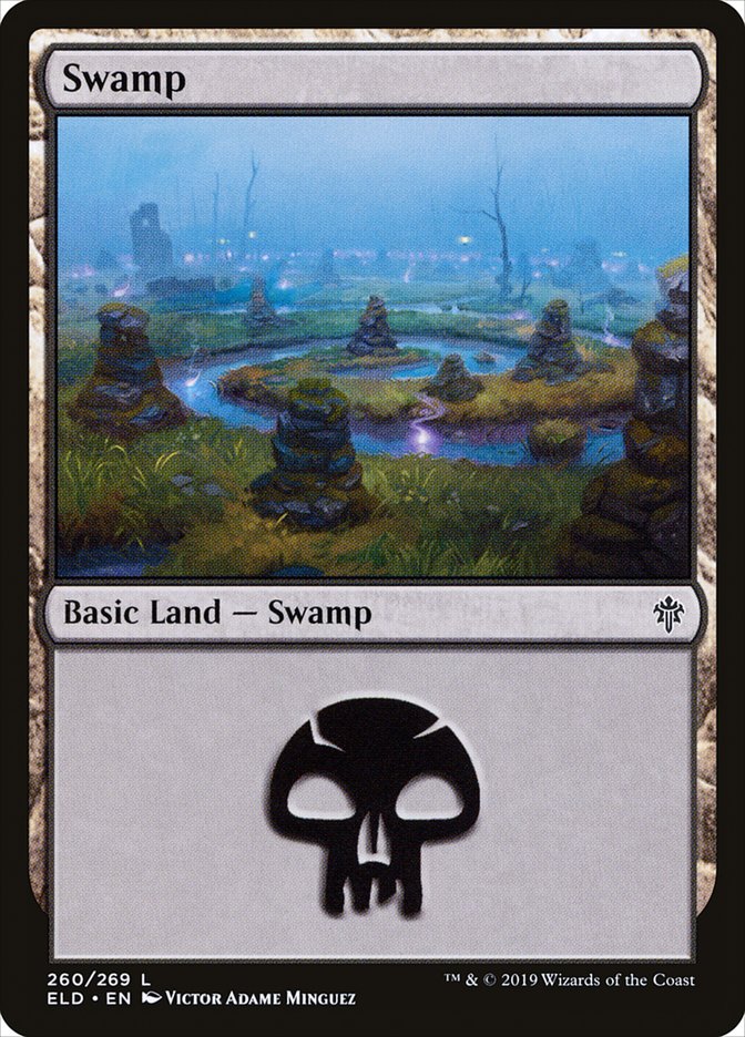 Swamp (260) [Throne of Eldraine] | Gate City Games LLC