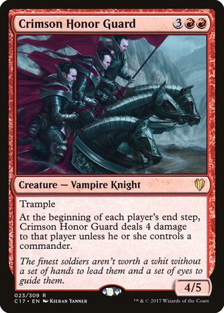 Crimson Honor Guard [Commander 2017] | Gate City Games LLC