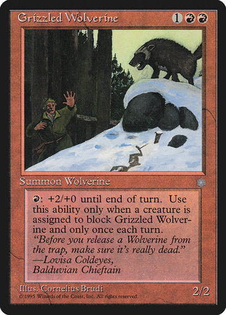 Grizzled Wolverine [Ice Age] | Gate City Games LLC