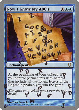Now I Know My ABC's [Unhinged] | Gate City Games LLC