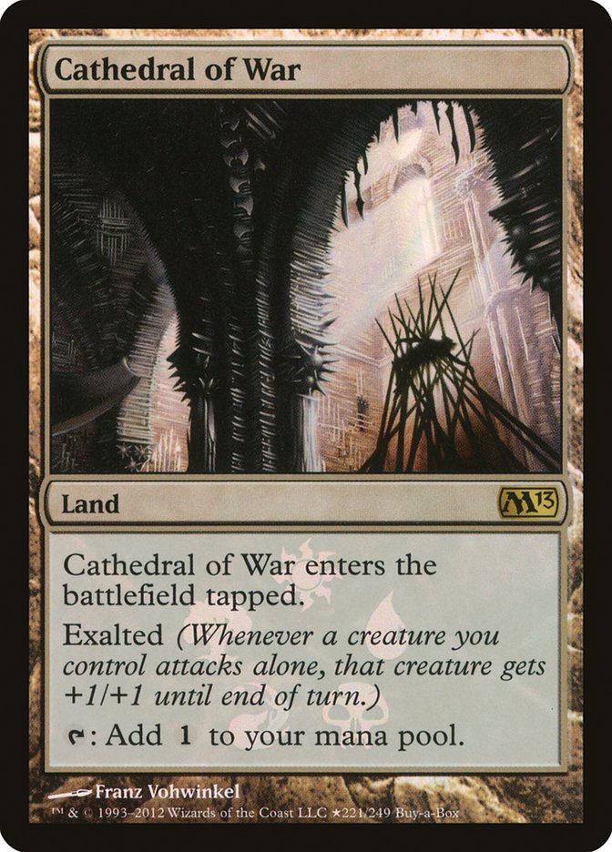 Cathedral of War (Buy-A-Box) [Magic 2013 Promos] | Gate City Games LLC