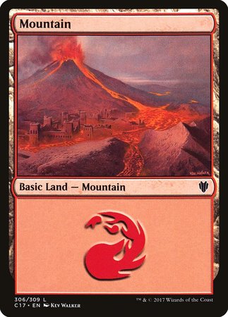 Mountain (306) [Commander 2017] | Gate City Games LLC