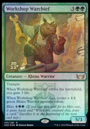 Workshop Warchief [Streets of New Capenna Prerelease Promos] | Gate City Games LLC