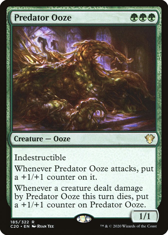 Predator Ooze [Commander 2020] | Gate City Games LLC