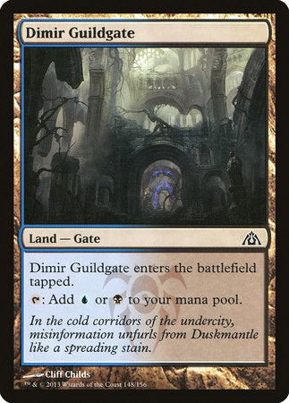 Dimir Guildgate [Dragon's Maze] | Gate City Games LLC