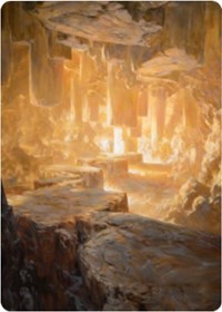 Pillarverge Pathway Art Card [Zendikar Rising Art Series] | Gate City Games LLC