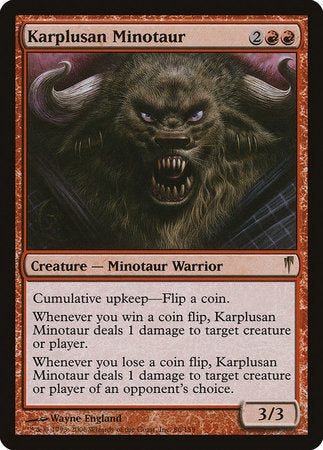 Karplusan Minotaur [Coldsnap] | Gate City Games LLC