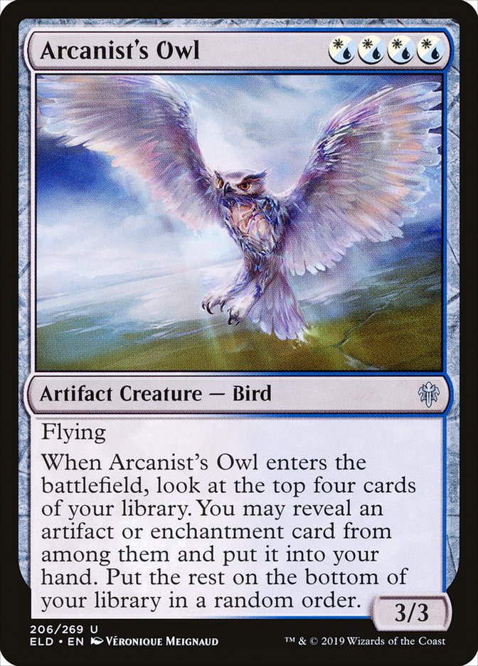 Arcanist's Owl [Throne of Eldraine] | Gate City Games LLC