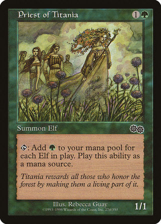 Priest of Titania [Urza's Saga] | Gate City Games LLC