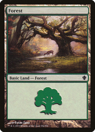 Forest (356) [Commander 2013] | Gate City Games LLC