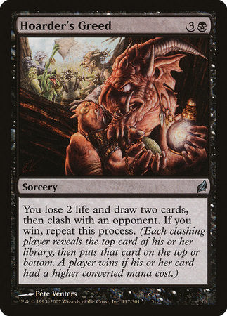 Hoarder's Greed [Lorwyn] | Gate City Games LLC