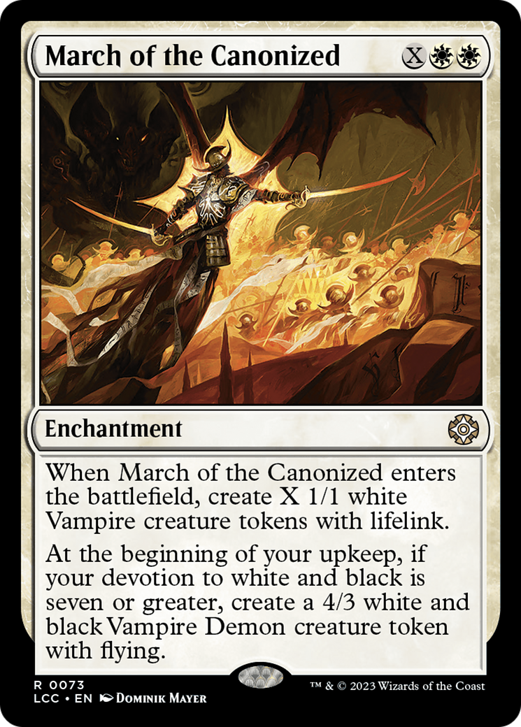 March of the Canonized [The Lost Caverns of Ixalan Commander] | Gate City Games LLC