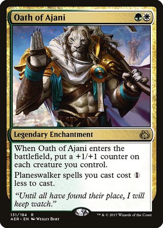 Oath of Ajani [Aether Revolt] | Gate City Games LLC