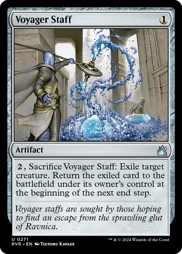 Voyager Staff [Ravnica Remastered] | Gate City Games LLC