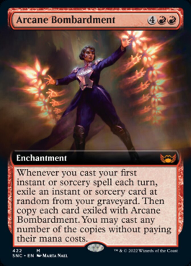 Arcane Bombardment (Extended Art) [Streets of New Capenna] | Gate City Games LLC