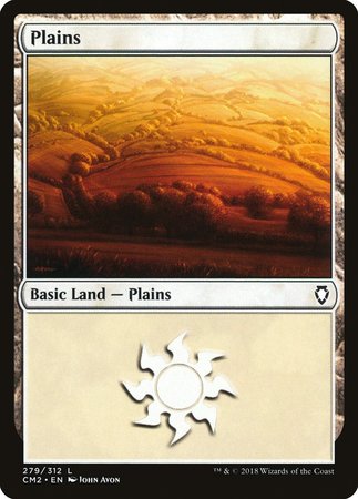 Plains (279) [Commander Anthology Volume II] | Gate City Games LLC