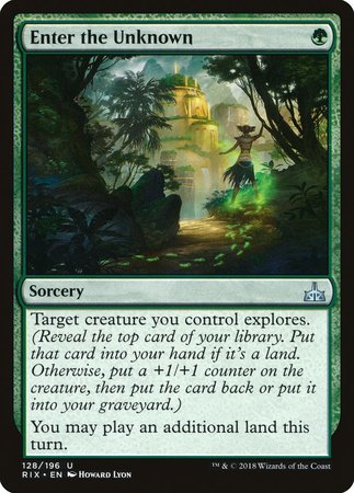 Enter the Unknown [Rivals of Ixalan] | Gate City Games LLC