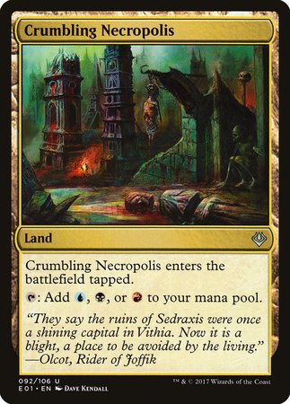 Crumbling Necropolis [Archenemy: Nicol Bolas] | Gate City Games LLC