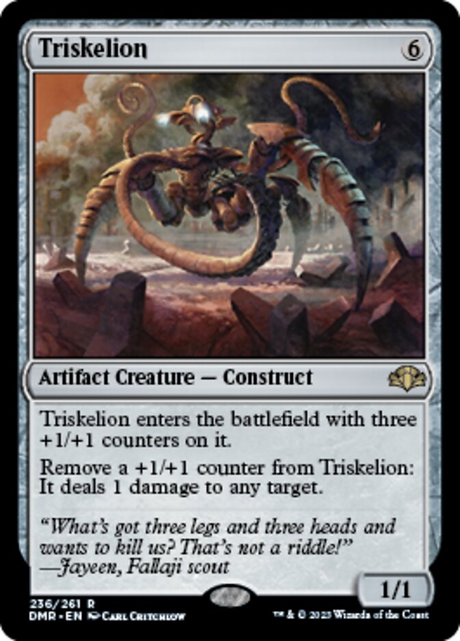 Triskelion [Dominaria Remastered] | Gate City Games LLC